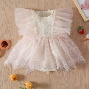 Baby Girl First Birthday Cake Smash Romper Dress